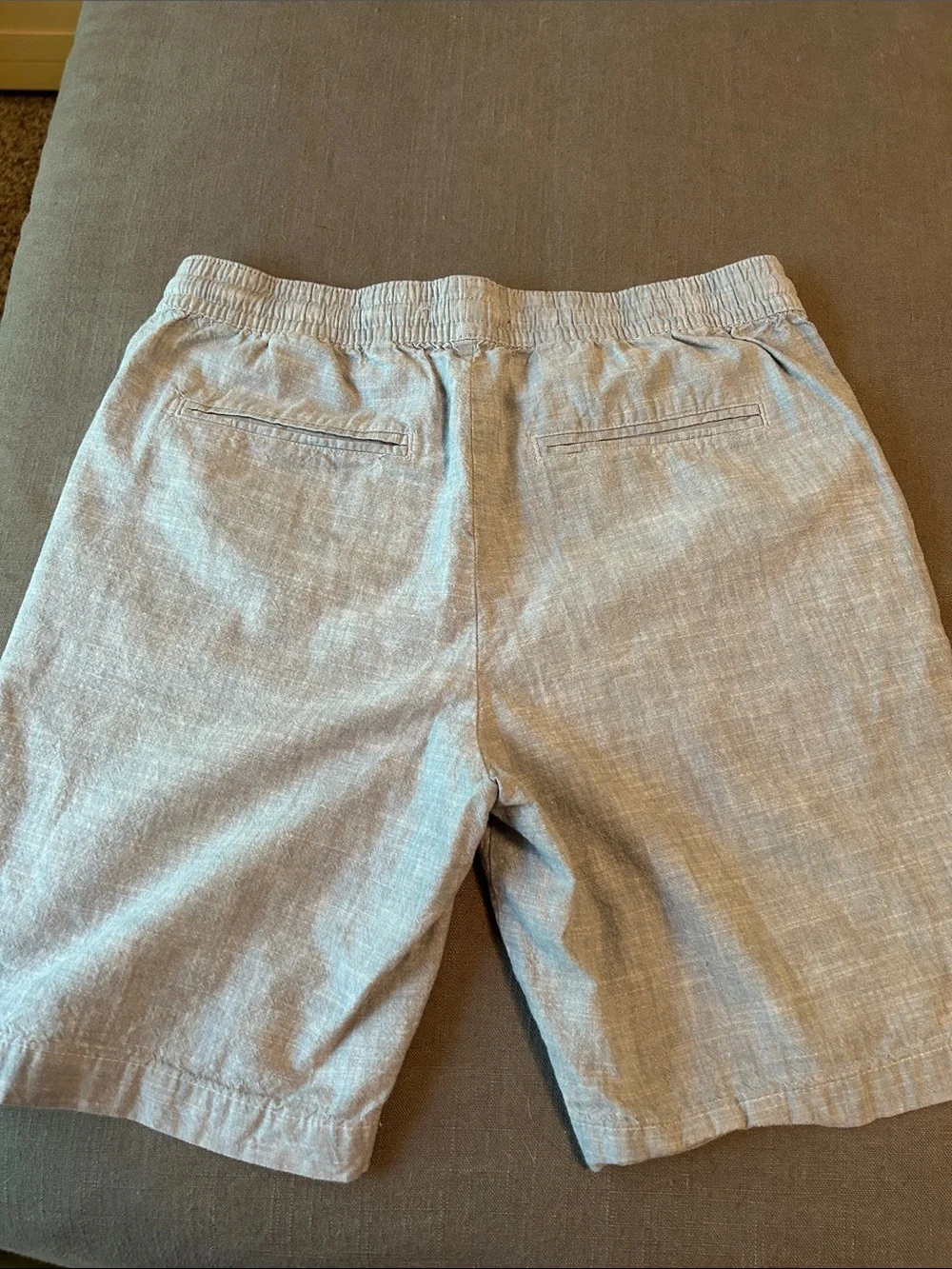 Banana Republic Men's Elastic waist Cotton Drawstring Shorts- 2 pairs